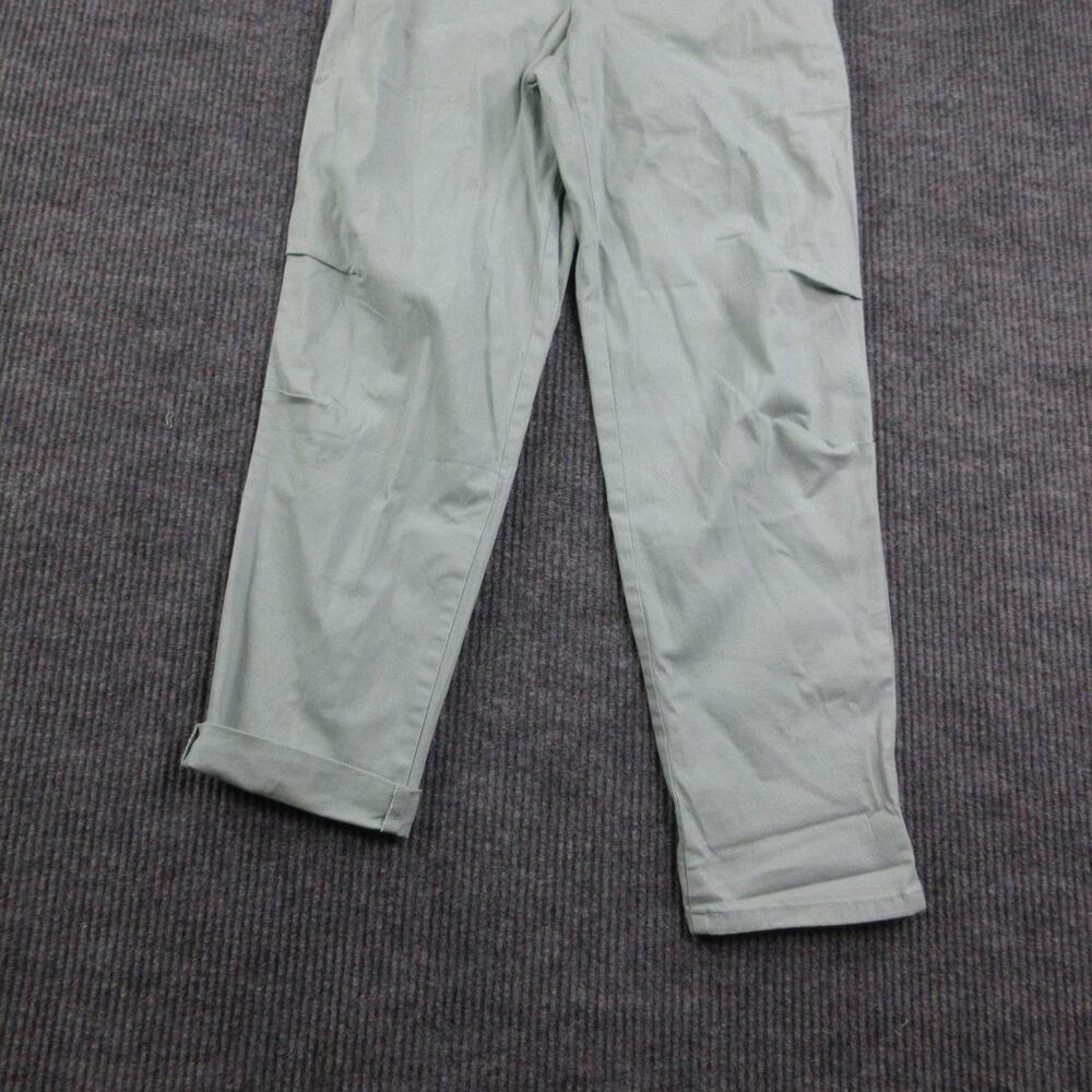 Democracy Pants Womens 6 Green Chino Relaxed Pull On Elastic Pockets 28x29.5 NWT - Picture 3 of 16